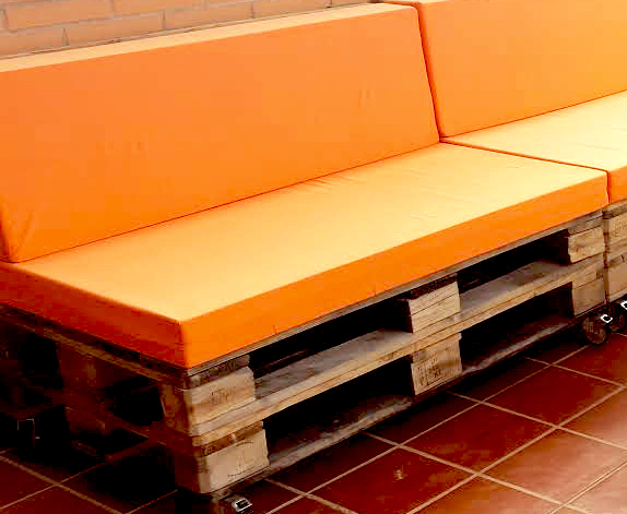 diy cojin sillon palets