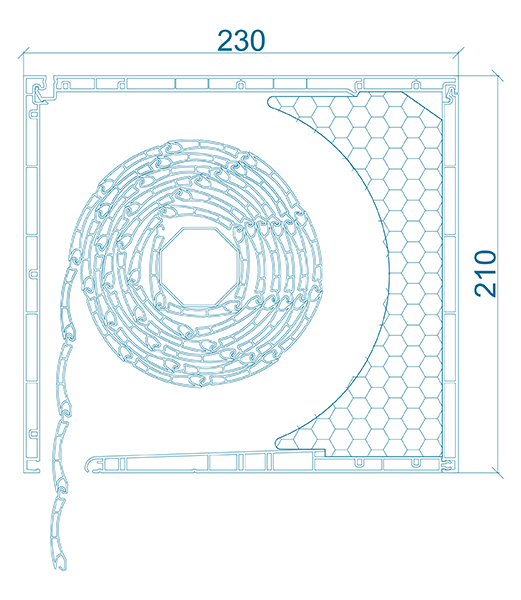 Persianas para ventanas de PVC - Sistema RolaPlus Kömmerling - Indalco