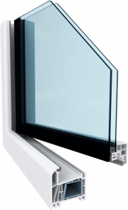 Sistema de acristalamiento estructural de 70 mm para ventanas y puertas
