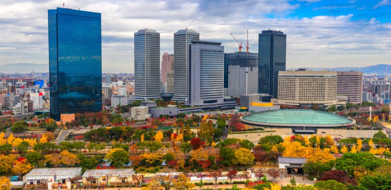 Representación d euna ciudad eficiente y con ahorro energético.