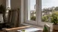 Vivienda donde se ha instalado una ventana de PVC nueva